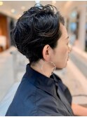 本八幡×ハンサムショート×パーマスタイル