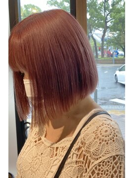 リノショアーズ 元町店(RINOSHORES) 20代30代大人可愛い透明感ピンクブラウンケアブリーチ小顔