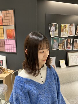モッズヘア 仙台長町店(mod's hair) 【都築】艶カラー/外ハネミディアム