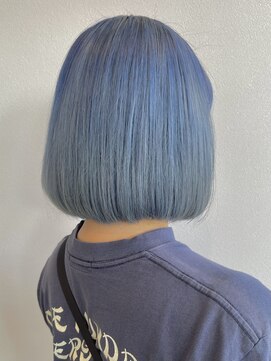 オードット ヘアデザイナーズ(O.hair designers) ペールブルーカラー