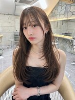 サイン 渋谷(SIGN) ザクザクレイヤーカット巻き方簡単ミディアムロング韓国表参道