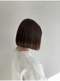 松山市/10代/20代/30代/40代/ぱつっと重ためラインボブ