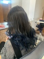 ヘアメイク デザート(HAIR MAKE DESART)&nbsp;佐藤洋一【ブルーグラデーション】