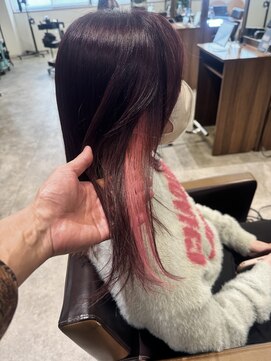 ビスポーク(BESPOKE) ワンブリーチペールピンクイヤリングカラー