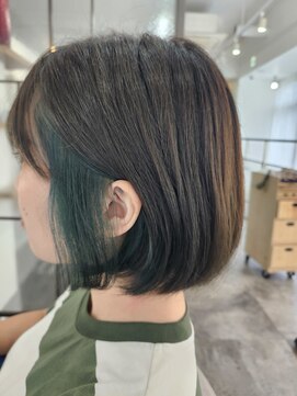 シアアルン 新小岩店(SHEER alun) インナー◎グリーン/SHEERalun新小岩店