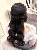 サイドお団子【クランソア】ヘアメ/ヘアセット/心斎橋