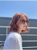 ニュアンスボブパーマ　似合わせカット顔周りカットレイヤー
