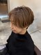 アンルル(anruru)の写真/【札幌/菊水】輪郭や骨格を美しく魅せるanruruショート＊簡単にスタイリングできるナチュラルヘアをご提案