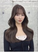 上品可愛い◇韓国くびれヘアチョコレートカラーショコラベージュ
