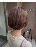 丸みネープボブ