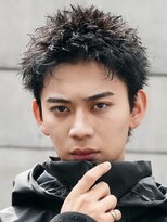 フィフス 渋谷(fifth) 渋谷スパイキーパーマ刈り上げ男子大人ツイストショートパーマ