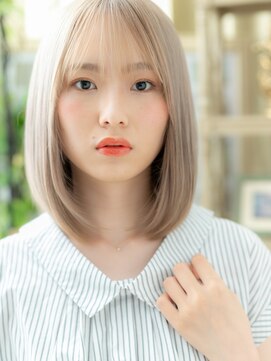 カバーヘア ブリス 北浦和(COVER HAIR bliss) ■透明感ハイトーンカラー艶感ストレート307-2北浦和10代20代