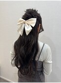 お呼ばれヘアセット