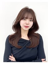 アマトウキョウスマートサロン(AMA TOKYO×Smart Salon)&nbsp;韓国ヘア　レイヤー　顔まわり