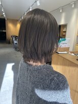 トリート 浦安店(TREAT)&nbsp;レイヤーボブ×グレージュ_TREAT浦安