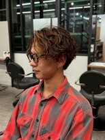 リッチブランドアンドコー(Rich Brand&Co)&nbsp;波巻きスパイラル　波打ちツイストスパイラル　ツーブロック