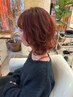 【佐藤指名】コテ巻き仕上げ　デジタルパーマ+カット