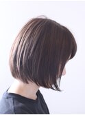 20・30・40代王道ナチュラルフラッフィーボブ×グレージュカラー