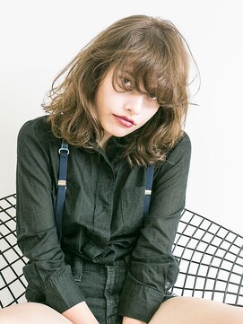 ソーコ 渋谷(SOCO) 【SUN】ワイドバング◎大人かわいいハニーヘアなくびれミディ