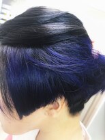 ヘアー バイ ミーズ(hair by Mii’s) インナーカラー／blue