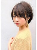 【津賀雅也】横顔美人ショートボブ　小顔