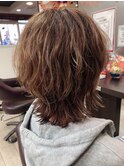ウルフスタイル、パーマ!!
