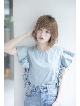 ルルディ バイ アフロディーテ銀座(luludi by APHRODITE) 20代30代40代50代/前髪/マチルダボブ/インナーグレージュ/銀座