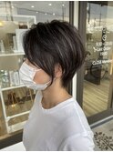 大人ショート×ハイライト 20代/30代/40代