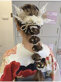 【卒業式セット】編みおろしアレンジ
