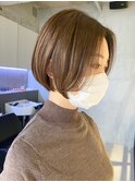 前下がりボブミニボブナチュラルボブショートボブ20代韓国