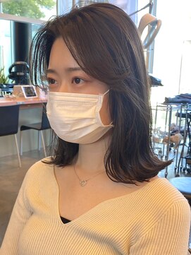 ディフィーノ 青山(DIFINO) 【DIFINO青山】韓国レイヤー×外ハネミディ