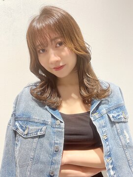 ロンド ストラーダ 心斎橋(Lond strada) 韓国前髪顔周りロング×プリカール[心斎橋/髪質改善]