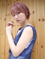 ブゾン(buZon)&nbsp;【buZonブゾン】ショートボブ×ビンクベージュカラー