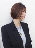 顎ラインミニボブ