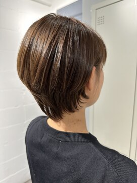 シェル 吉祥寺(shell) グレージュカラー/ボブウルフ/黒髪/ココアベージュ