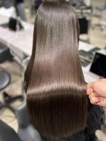 キュア 表参道(CURE)&nbsp;黒髪/グレージュカラー/ココアベージュ/ヘルシーロング/表参道