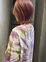 フェンヘアーアイス 中目黒(Fen.hair ici)&nbsp;10代20代★大人かわいいダブルカラーブリーチピンクカラー