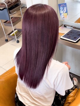 オブジェ シエル(obje't ciel) 【obje't ciel】ピンクブラウン/ストレートロング【宮崎太揮】