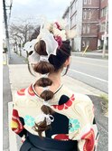 卒業式ヘア