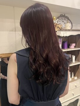 ヘアーデザイン シュシュ(hair design Chou Chou by Yone) ラベンダーカラー/ワインレッド/カシスカラー