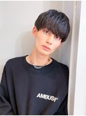 メンズ刈り上げショートマッシュニュアンスパーマ横浜