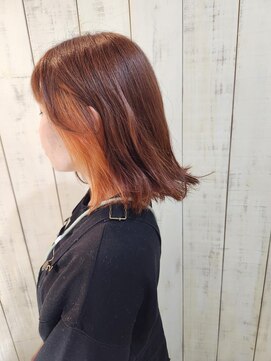 エスポワール 北習志野店(ESPOIR) くびれボブ×インナーオレンジ