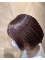 コル アサヒカワ(col asahikawa)&nbsp;ピンクブラウンショートボブ