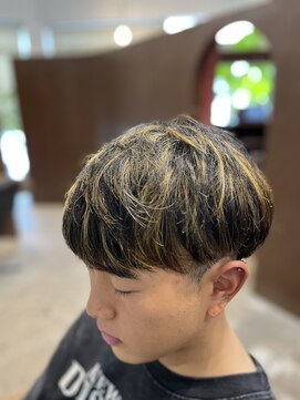 リップス ヘアー(Lips hair) メンズのハイライトスタイル♪