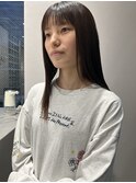 酸性ストレートでつくる柔らかロング