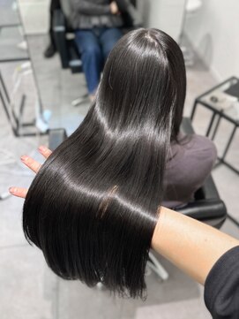 ラボ バイ アンキシム(Labo by AHNKISM) 【髪質改善】縮毛矯正/ストレートパーマ/韓国ヘア/堀江