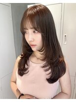 ナナローネス(nana loness) 顔まわりレイヤー　レイヤーカット　韓国レイヤー