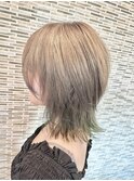 くびれヘア/アプリコットオレンジ/夏のヘアアレンジ