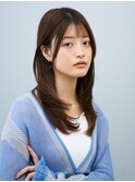 髪質改善カット毛先ワンカールフェミニンロングレイヤー