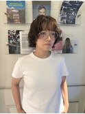 ボブパーマ/暗髪/大人ボブ/顔周りレイヤー/20代